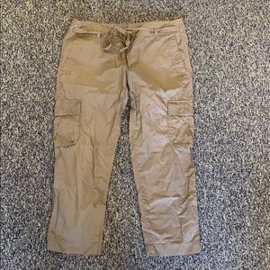 Dark Khaki Capris